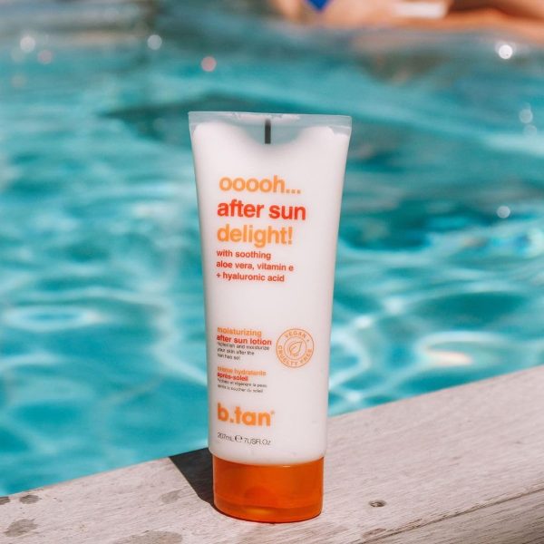 B.TAN After Sun Lotion | Ooooh Aftersun Delight - Aloe Vera & Hyaluronic Acid, Sun Burn Skin Relief, Moisturizing Body Cream, 7 Fl oz - Image 5