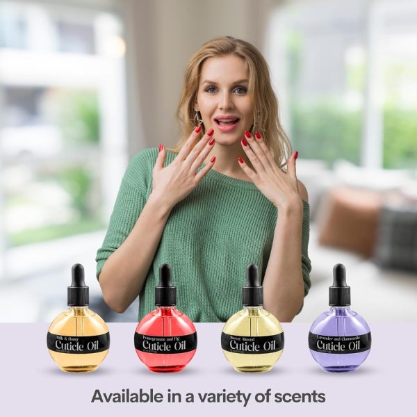 C CARE Lavender and chamomile Cuticle Oil For Nails - Repairs Cuticles Overnight - Moisturizes and Strengthens Nails and Cuticles - Dropper & Brush included - 2.5oz - Image 8