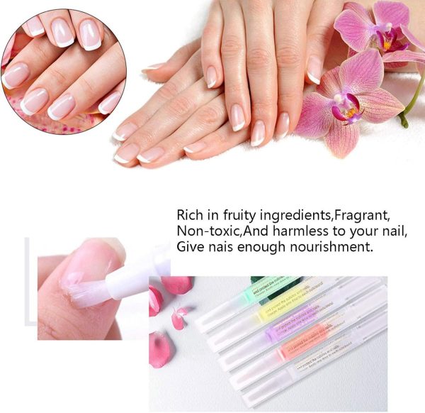 Cuticle Oil for Nails,Nail Nutritional Oil Pen Liquid,Cuticle Oil Pen Bulk, Cuticle Oil Brush Pen,Nail Moisturizer,Nail Growth Treatment, Cuticle Softener for Nails, Scented Cuticle Oil 2ML (G) - Image 6