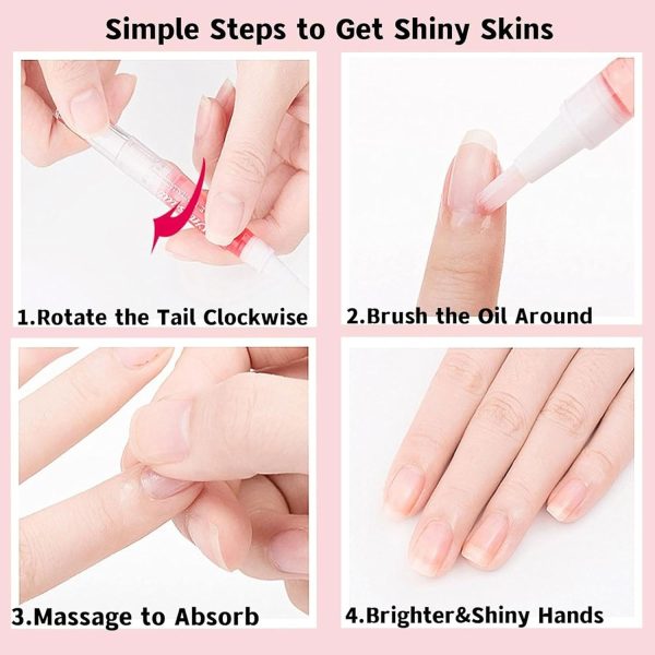 Cuticle Oil for Nails,Nail Nutritional Oil Pen Liquid,Cuticle Oil Pen Bulk, Cuticle Oil Brush Pen,Nail Moisturizer,Nail Growth Treatment, Cuticle Softener for Nails, Scented Cuticle Oil 2ML (G) - Image 8