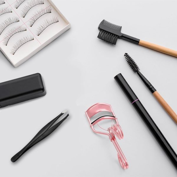 Eyelash Curler | Vegan Makeup Tool | Creates Eye-Opening & Lifted Lashes | Gentle & Safe | Crimps & Curls Lashes for Perfect | Lash Curler Includes Additional Rubber Replacement Pad - Image 7