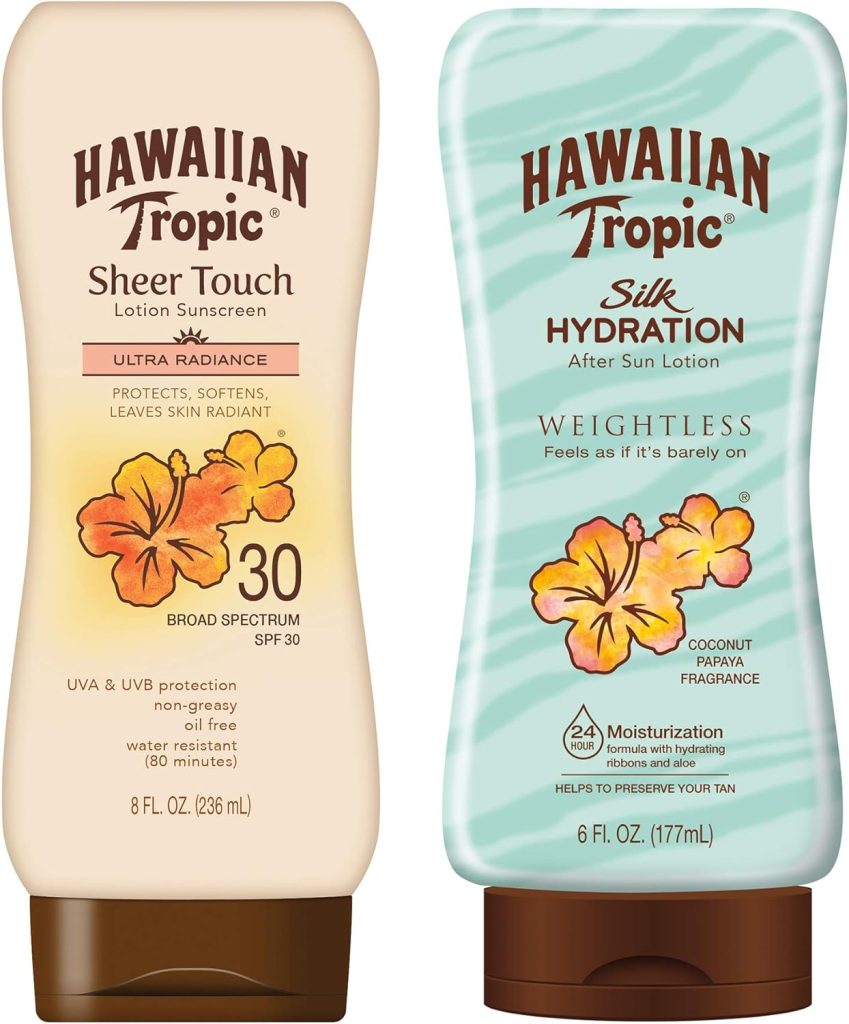 Hawaiian Tropic After Sun Body Butter with Coconut Oil, 8oz | After Sun Lotion, Moisturizing Body Lotion, After Sun Moisturizer, Coconut Body Butter, After Sun Care, After Sun Skin Care, 8oz