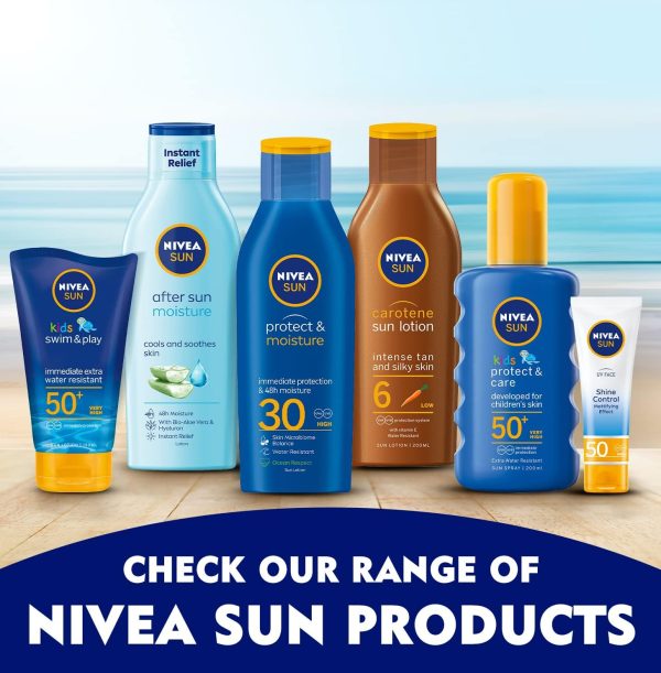 Nivea Sun Moisturising After Sun Lotion With Aloe Vera Silky Skin Feeling 200ml - Image 6