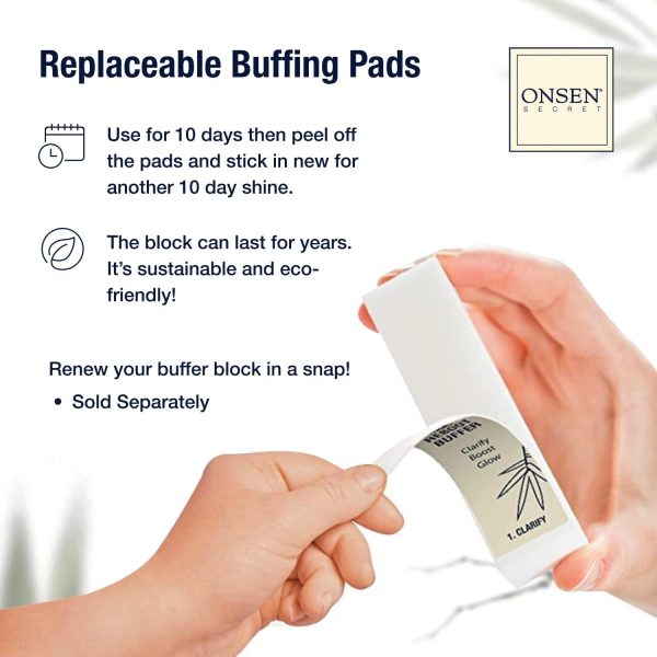 Onsen Secret Cuticle Conditioner Cream 15ml + Professional Nail Buffer Block. Cuticle Oil That Sooth, Repair & Strengthen Cuticles & Nails, 3 Way Nail Buffing Block - Image 5