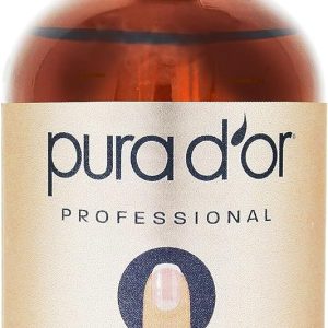PURA D'OR Organic Nail & Cuticle Oil (4oz) - Enriched with Biotin, Vitamin E, Natural Ingredients - Nourishing Treatment for Nail Growth & Healthy Beds