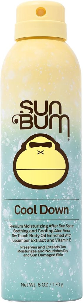 Sun Bum Cool Down Aloe Vera Lotion - Vegan After Sun Care with Cocoa Butter to Soothe and Hydrate Sunburn- 8 oz